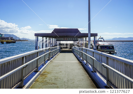 Kojima Tourist Port on the Seto Inland Sea (Kurashiki City, Okayama Prefecture) 121377627