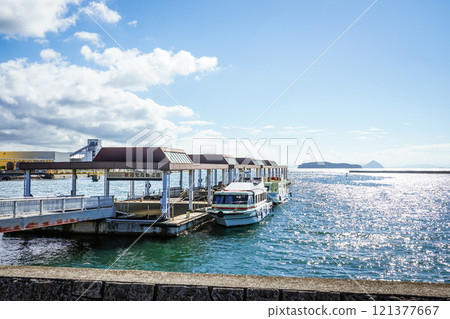 瀨戶內海兒島觀光港(岡山縣倉敷) 瀨戶內海兒島觀光港(岡山縣倉敷) 121377667