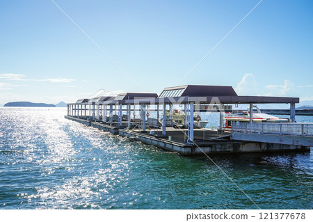 Kojima Tourist Port on the Seto Inland Sea (Kurashiki City, Okayama Prefecture) 121377678