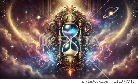 夢幻般的沙漏天空 121377715