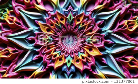 Vivid Swirls of Radiance%3A A Burst of Colorful Energy 121377801