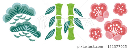 Shochiku李子的例證 121377925