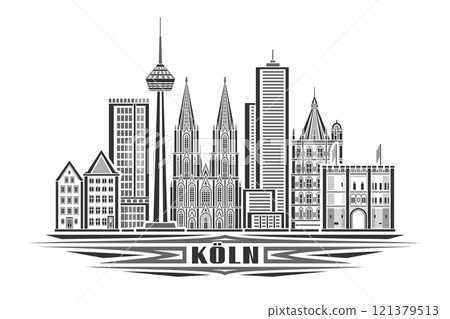 Vector illustration of Koln 121379513