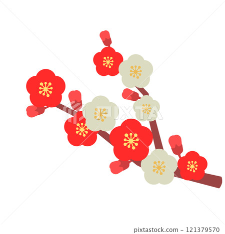 梅花插圖 梅花插圖 121379570