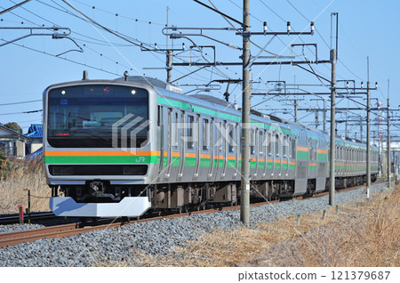 東北本線栗橋東Wash之宮JR東E231系列1000系列U541編隊(大山) 東北本線栗橋東Wash之宮JR東E231系列1000系列U541編隊(大山) 121379687