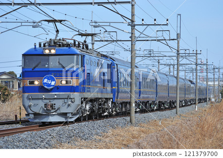 Tohoku Main Line, Kurihashi - Higashiwashimiya, JR East, EF510-501 (Tabata) + 24 series (Oku), Hokutosei 121379700
