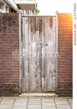 Typical dutch door. Dutch holland architectural detail, a door in Netherlands city. Dutch door Typical dutch door. Dutch holland architectural detail, a door in Netherlands city. Dutch door 121379848
