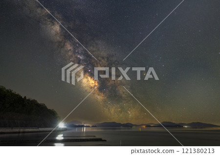 瀨戶內春天的星空：冉冉升起的銀河和天蠍座 121380213