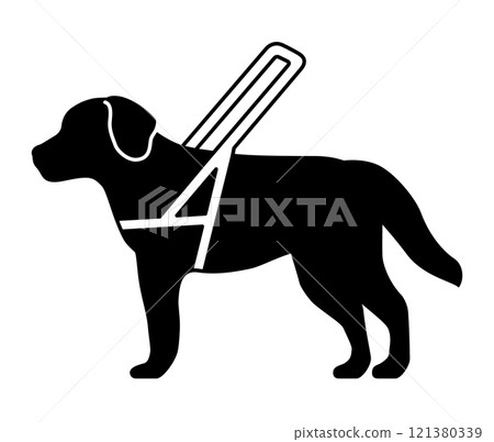 導盲犬圖標 121380339