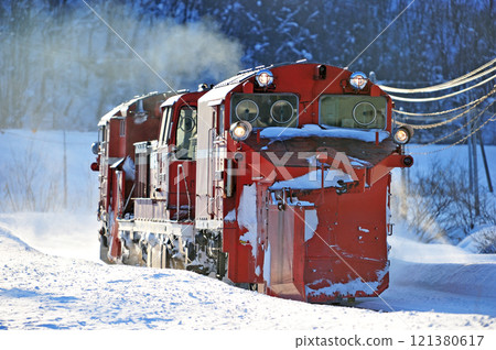 Sekihoku Main Line Ikaushi-Aibetsu JR Hokkaido DE15-1543 (Asahikawa) Regular snow removal train Russell Regular removal Sekihoku Main Line Ikaushi-Aibetsu JR Hokkaido DE15-1543 (Asahikawa) Regular snow removal train Russell Regular removal 121380617
