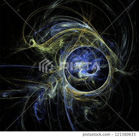 yellow blue abstract pattern on black background, wallpaper, design yellow blue abstract pattern on black background, wallpaper, design 121380633