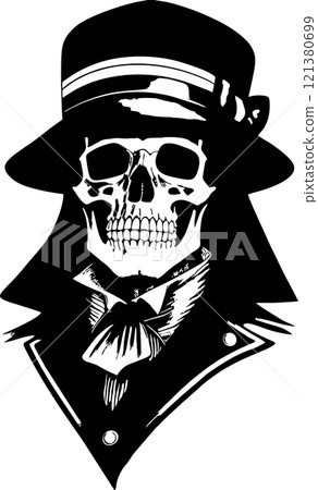 simple black graphic drawing of a human skull, logo, tattoo simple black graphic drawing of a human skull, logo, tattoo 121380699