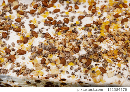 An array of assorted traditional nougat bars An array of assorted traditional nougat bars 121384576