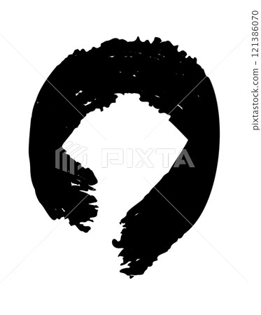 Handdrawn tracing symbol brushstroke scribble Handdrawn tracing symbol brushstroke scribble 121386070