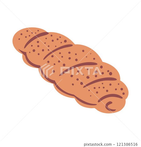 Bakery product on white background Bakery product on white background 121386516
