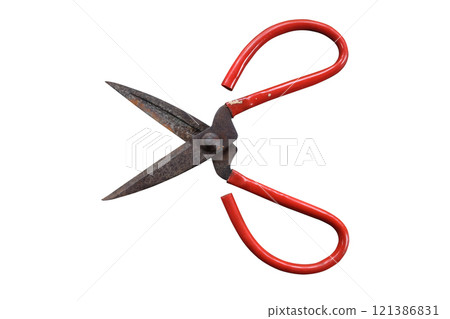 old red scissors.chinese-scissors. old red scissors.chinese-scissors. 121386831