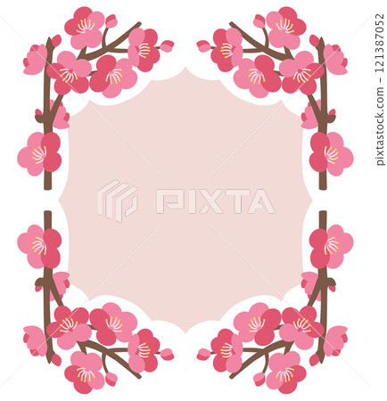 梅花向量幀 梅花向量幀 121387052