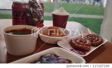 Christmas party food 121387180