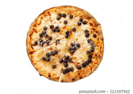 Honey brown sugar boba pizza Honey brown sugar boba pizza 121387562