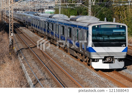 Joban Line E531 series train 121388043