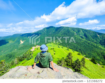 夏季攀登什葉派山、貓山(從貓山眺望什葉派山) 夏季攀登什葉派山、貓山(從貓山眺望什葉派山) 121388272