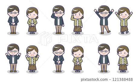 中年男女休閒裝01 中年男女休閒裝01 121388488