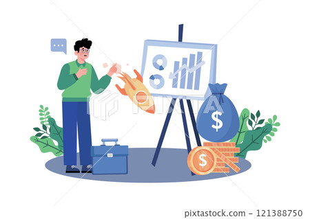 Risk analyst assessing financial risks and developing strategies to mitigate them. Risk analyst assessing financial risks and developing strategies to mitigate them. 121388750