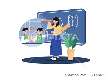 Teacher answers student's questions Teacher answers student's questions 121388765