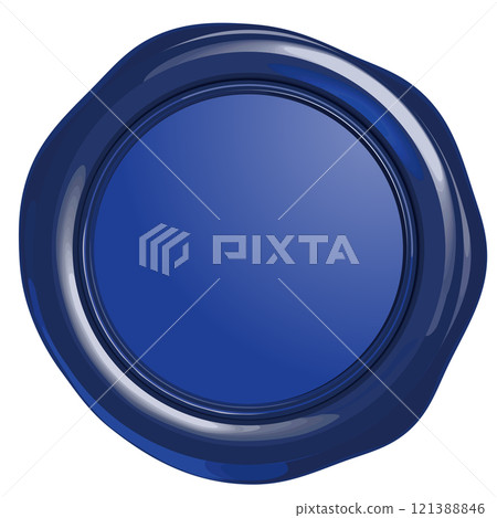 Blue seal stamp emblem vector illustration 121388846