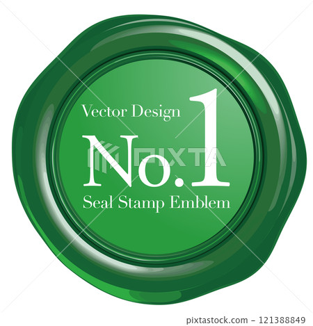 Green seal stamp emblem vector illustration sample text Green seal stamp emblem vector illustration sample text 121388849