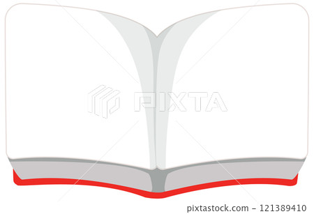 Open Book with Blank Pages Open Book with Blank Pages 121389410