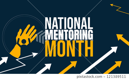 National Mentoring Month, Creative design templet 121389511