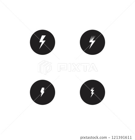 power lighting electric icon logo 121391611
