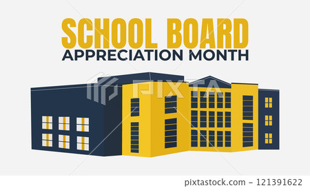 School board appreciation month design templet 121391622