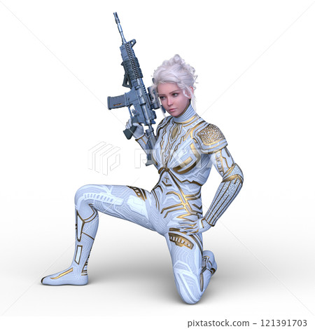  Cyberwoman 121391703