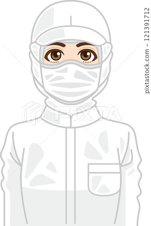 女工在無塵室 女工在無塵室 121391712