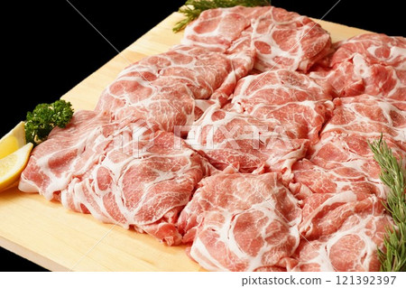國產豬肩腰肉片 121392397