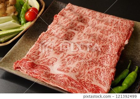 黑毛和牛特級瘦肉壽喜燒/涮鍋 121392499