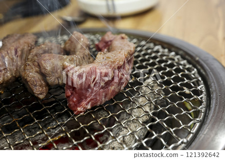 Korean beef bbq. grilled ribs Korean beef bbq. grilled ribs 121392642