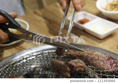 Korean beef bbq. grilled ribs Korean beef bbq. grilled ribs 121392660