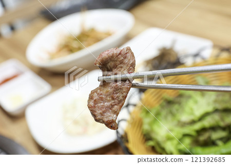 Korean beef bbq. grilled ribs Korean beef bbq. grilled ribs 121392685