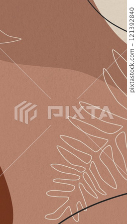 Abstract Background With Floral Design 121392840
