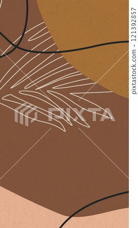 Abstract Background With Floral Design Abstract Background With Floral Design 121392857