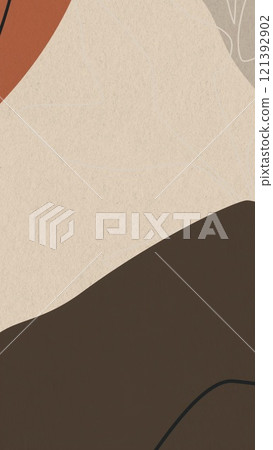Abstract Background With Floral Design 121392902