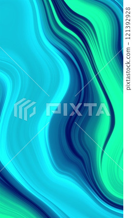 Neon Fluid Abstract Background 121392928