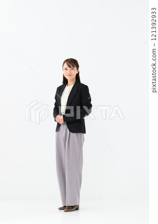 商務中年婦女全身 商務中年婦女全身 121392933