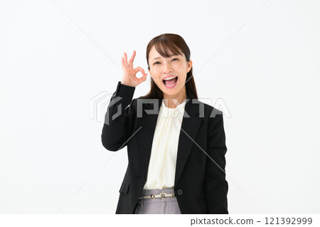 商務中年女士OK 121392999