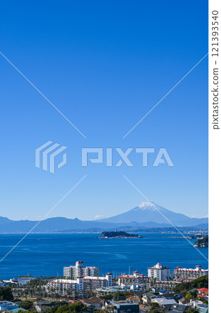 Mount Fuji seen from Mount Hiroyama in Zushi, Kanagawa Prefecture Mount Fuji seen from Mount Hiroyama in Zushi, Kanagawa Prefecture 121393540