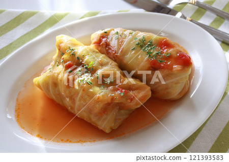 Cabbage rolls close-up Cabbage rolls close-up 121393583