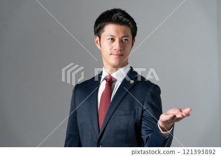 Middle-aged male lawyer 121393892